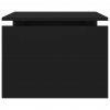 Konferenční stolek černý 68 x 50 x 38 cm kompozitní dřevo 808333