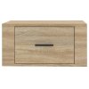 Nástěnné noční stolky 2 ks dub sonoma 50x36x25 cm 816847