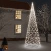 Vánoční stromek s hrotem 3 000 studených bílých LED diod 800 cm