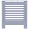 Kryt na radiátor MDF šedý 78 cm 325565
