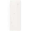 Nástěnná skříňka bílá 30 x 30 x 80 cm masivní borové dřevo 813497