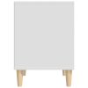 Noční stolek bílá 40x35x50 cm kompozitní dřevo 821858