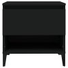 Odkládací stolky 2 ks černé 50 x 46 x 50 cm kompozitní dřevo 819551