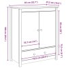 Skříň highboard medově hnědá 83x41,5x100 cm masivní borovice 823517