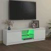 TV skříňka s LED osvětlením bílá 120 x 30 x 36 cm 804283
