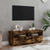 TV skříňka s LED osvětlením kouřový dub 100 x 35 x 40 cm 815720