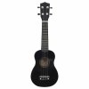 Set soprano ukulele s obalem pro děti černé 21" 70147