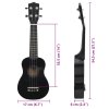 Set soprano ukulele s obalem pro děti černé 21" 70147