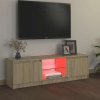 TV skříňka s LED osvětlením dub sonoma 120 x 30 x 36 cm 804286