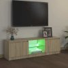 TV skříňka s LED osvětlením dub sonoma 120 x 30 x 36 cm 804286