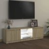 TV skříňka s LED osvětlením dub sonoma 120 x 30 x 36 cm 804286