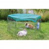 408461 TRIXIE Outdoor Animal Pen with Protective Net 63x60 cm Silver 6253