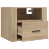 Nástěnné noční stolky 2 ks dub sonoma 50x36x40 cm 816887