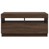 TV skříňka s LED osvětlením hnědý dub 80 x 35 x 40 cm 815725