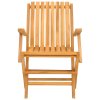 Skládací zahradní židle 6 ks 61x67x90 cm masivní teakové dřevo 3155056