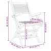 Skládací zahradní židle 6 ks 55x62x90 cm masivní teakové dřevo 3155068
