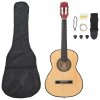 8dílný set klasická kytara pro začátečníky 3/4 36'' 70115
