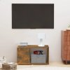 TV skříňka kouřový dub 60 x 24 x 32 cm kompozitní dřevo 816029