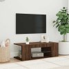 TV skříňka s LED osvětlením hnědý dub 90 x 39 x 30 cm 822667