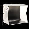 Skládací LED softbox pro foto studio 40 x 34 x 37 cm plast bílý