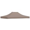Střecha k party stanu 4 x 3 m taupe 270 g/m² 315356