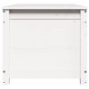 Úložný box bílá 110 x 50 x 45,5 cm masivní borové dřevo 823540
