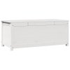 Úložný box bílá 110 x 50 x 45,5 cm masivní borové dřevo 823540