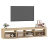 TV skříňka s LED osvětlením dub sonoma 210 x 35 x 40 cm 3152732