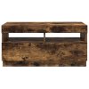 TV skříňka s LED osvětlením kouřový dub 80 x 35 x 40 cm 815723