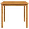 Zahradní stůl 85 x 85 x 74 cm masivní akáciové dřevo 48606