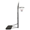 Basketbalový koš bílý 258–363 cm polyethylen 93648