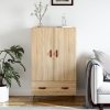 Skříň highboard dub sonoma 69,5 x 31 x 115 cm kompozitní dřevo 828207
