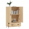 Skříň highboard dub sonoma 69,5 x 31 x 115 cm kompozitní dřevo 828207