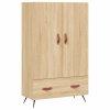 Skříň highboard dub sonoma 69,5 x 31 x 115 cm kompozitní dřevo 828207