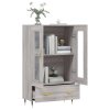 Skříň highboard šedá sonoma 69,5 x 31 x 115 cm kompozitní dřevo 828282
