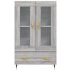 Skříň highboard šedá sonoma 69,5 x 31 x 115 cm kompozitní dřevo 828282
