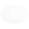 Luxusní keramické umyvadlo oválné bílé 40 x 33 cm 140674