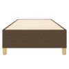 Rám postele s boxspringem tmavě hnědý 90 x 200 cm textil 3120932