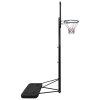 Basketbalový koš s průhlednou deskou 256–361 cm polykarbonát 93650