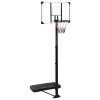 Basketbalový koš s průhlednou deskou 256–361 cm polykarbonát 93650