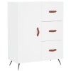 Skříň highboard bílá 69,5 x 34 x 180 cm kompozitní dřevo 3189413
