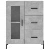 Skříň highboard betonově šedá 69,5x34x180 cm kompozitní dřevo 3189521