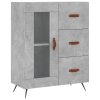Skříň highboard betonově šedá 69,5x34x180 cm kompozitní dřevo 3189481