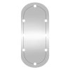 Nástěnné zrcadlo s LED osvětlením 25 x 60 cm sklo oválné 3189160
