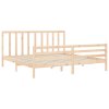 Postel bez matrace 200 x 200 cm masivní borovice 3193811