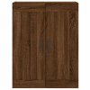 Skříň highboard hnědý dub 69,5 x 34 x 180 cm kompozitní dřevo 3199760