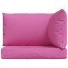 Podušky na nábytek z palet 3 ks růžové oxfordská tkanina 361790