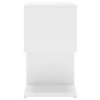 Noční stolek bílý 50 x 30 x 51,5 cm kompozitní dřevo 806364