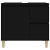 Koupelnová skříňka černá 65 x 33 x 60 cm kompozitní dřevo 819821