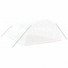 Skleník s ocelovým rámem bílý 24 m² 6 x 4 x 2 m 3188073